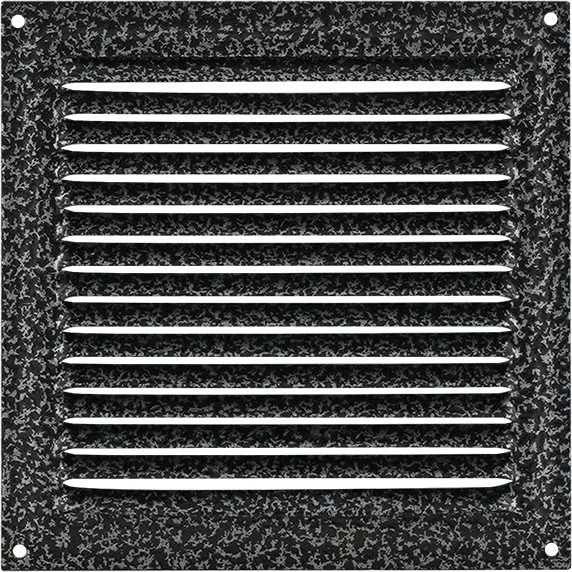 Решетка вентиляционная Нора-М 150x150 с сеткой / 19390 - фото