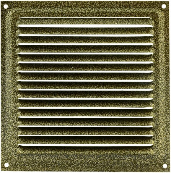 Решетка вентиляционная Нора-М 150x150 с сеткой / 2178 - фото