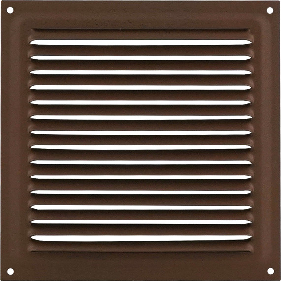 Решетка вентиляционная Нора-М 150x150 с сеткой / 19393 - фото