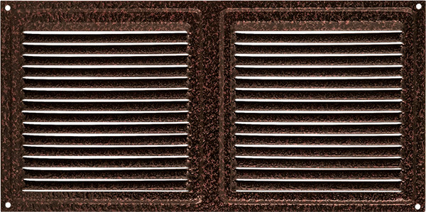 Решетка вентиляционная Нора-М 150x300 с сеткой / 19406 - фото