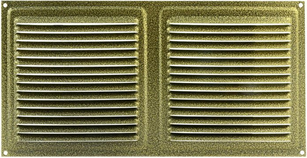 Решетка вентиляционная Нора-М 150x300 с сеткой / 15472 - фото