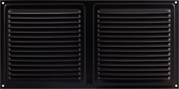 Решетка вентиляционная Нора-М 150x300 с сеткой / 18328 - фото