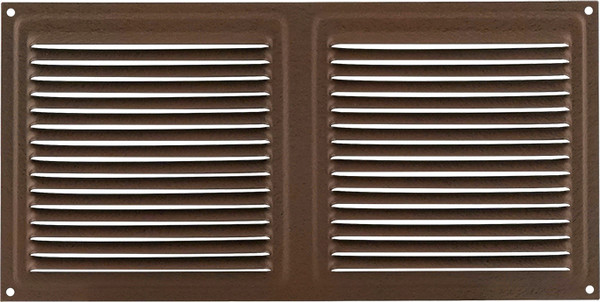 Решетка вентиляционная Нора-М 150x300 с сеткой / 19408 - фото