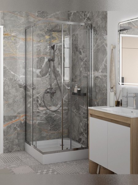 Душевой уголок Teymi Helmi 80х80 / T00601