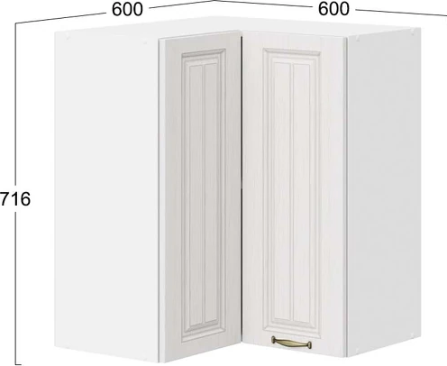 Шкаф навесной для кухни ТриЯ Лина 1В6УП