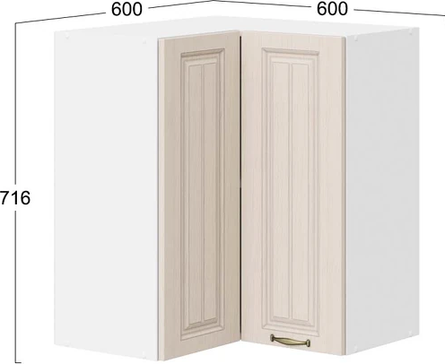 Шкаф навесной для кухни ТриЯ Лина 1В6УП