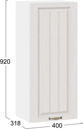 Шкаф навесной для кухни ТриЯ Лина 1ВВ4 с одной дверью