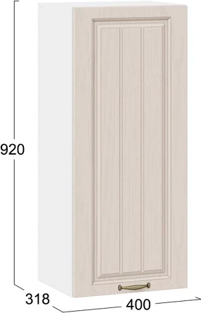 Шкаф навесной для кухни ТриЯ Лина 1ВВ4 с одной дверью