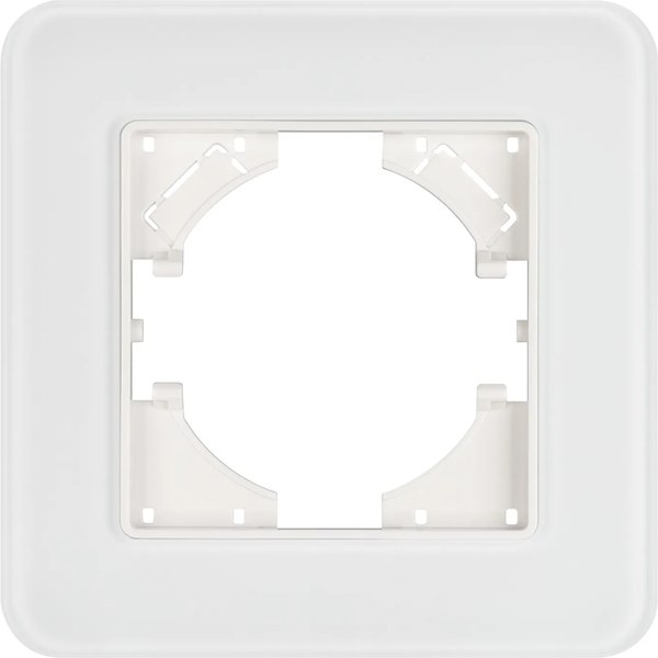 Рамка для выключателей и розеток Arlight FRM-OMALI-SFGS-1-WH / 049675 - фото