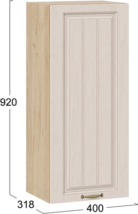 Шкаф навесной для кухни ТриЯ Лина 1ВВ4 с одной дверью