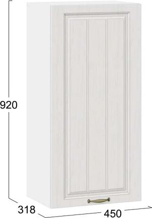 Шкаф навесной для кухни ТриЯ Лина 1ВВ45 с одной дверью