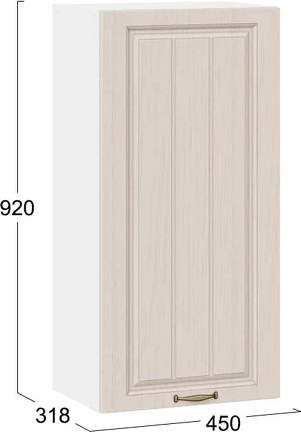 Шкаф навесной для кухни ТриЯ Лина 1ВВ45 с одной дверью