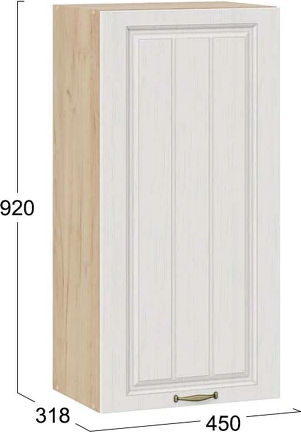 Шкаф навесной для кухни ТриЯ Лина 1ВВ45 с одной дверью