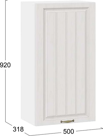 Шкаф навесной для кухни ТриЯ Лина 1ВВ5 с одной дверью