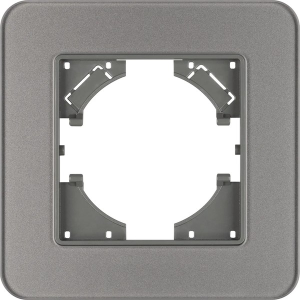 Рамка для выключателей и розеток Arlight FRM-OMALI-GS-1-GR / 049665 - фото