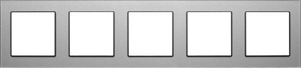 Рамка для выключателей и розеток Arlight FRM-GLARE-GS-5-GR / 043807 - фото