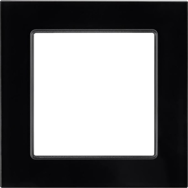 Рамка для выключателей и розеток Arlight FRM-GLARE-GS-1-BK / 043787 - фото