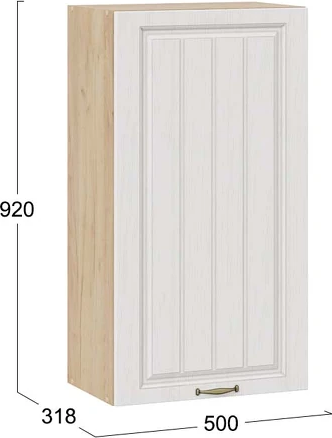 Шкаф навесной для кухни ТриЯ Лина 1ВВ5 с одной дверью