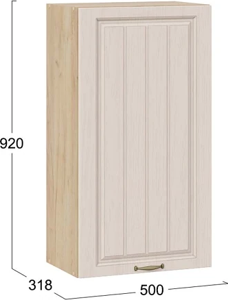 Шкаф навесной для кухни ТриЯ Лина 1ВВ5 с одной дверью