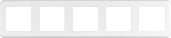 Рамка для выключателей и розеток Arlight FRM-VERSA-PL-5-WH / 045190 - фото