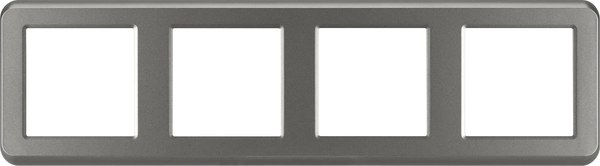 Рамка для выключателей и розеток Arlight FRM-VERSA-PL-4-GR / 045189 - фото