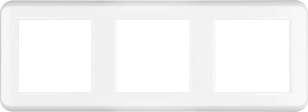 Рамка для выключателей и розеток Arlight FRM-VERSA-PL-3-WH / 043782 - фото