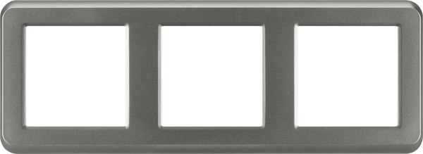 Рамка для выключателей и розеток Arlight FRM-VERSA-PL-3-GR / 043785 - фото