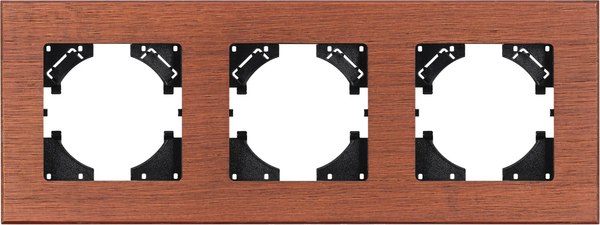 Рамка для выключателей и розеток Arlight FRM-XSILO-WD-3-NL / 050873 - фото