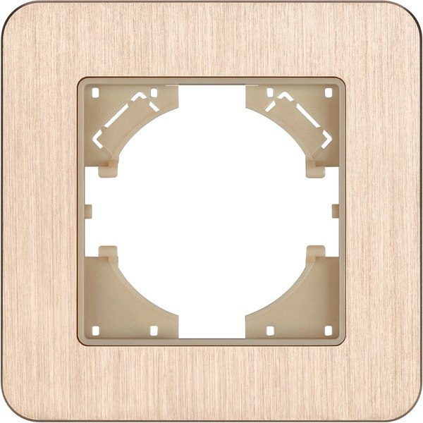 Рамка для выключателей и розеток Arlight FRM-AKIRY-AL-1-GD / 049683 - фото