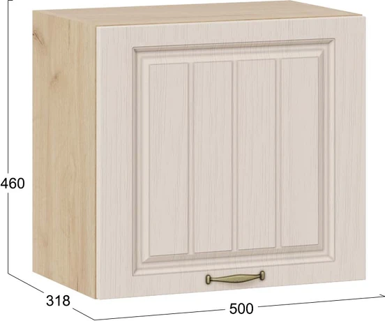 Шкаф навесной для кухни ТриЯ Лина 1ВВ5Г с одной откидной дверью