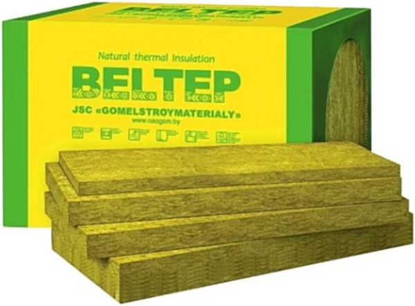 Минеральная вата БЕЛТЕП Фасад 1200х600x100 - фото