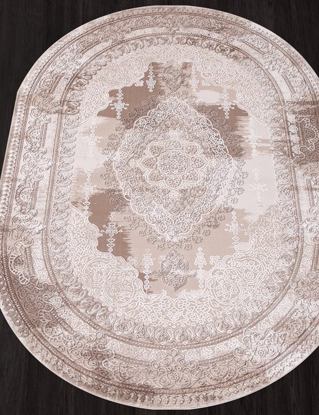 Ковер Karmen Hali Armina 03704A - BROWN / BROWN OVAL