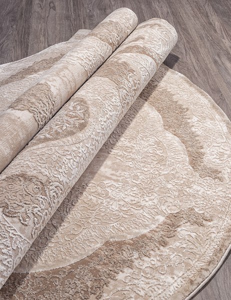 Ковер Karmen Hali Armina 03880B BROWN / BROWN OVAL