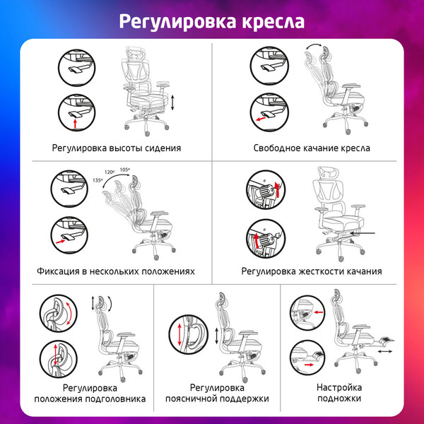 Кресло офисное Brabix GM-530 / 532951