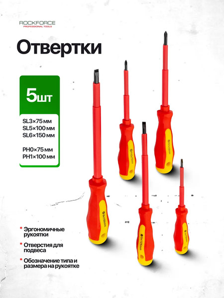 Набор отверток RockForce RF-2828