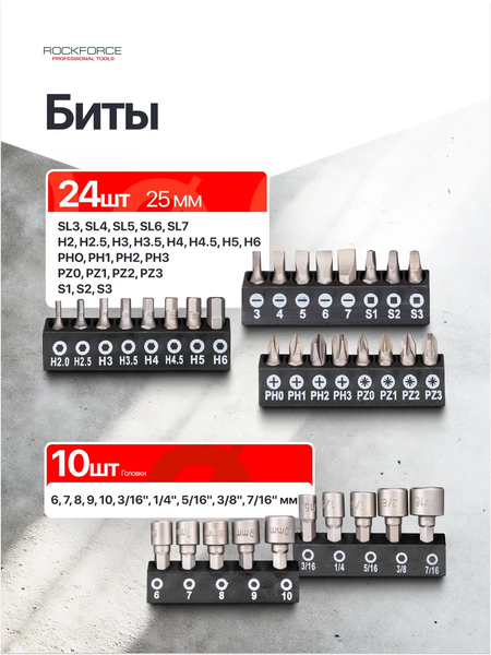 Набор отверток RockForce RF-7061
