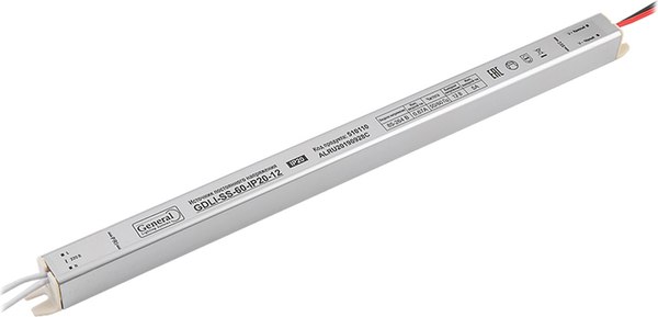 Драйвер для светодиодной ленты General Lighting GDLI-SS-60-IP20-12 SG / 519133 - фото