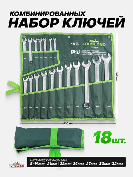 Набор ключей Forsland 5181P