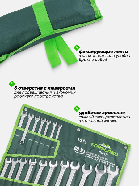 Набор ключей Forsland 5181P