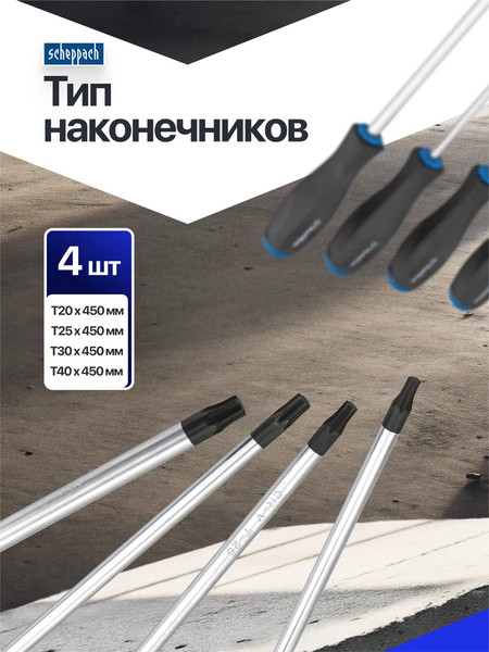 Набор отверток Scheppach Sch-2044TL