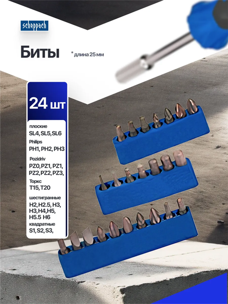 Набор отверток Scheppach Sch-7033С