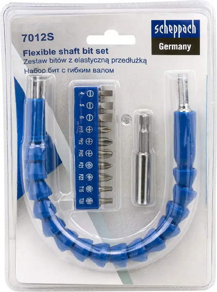 Набор бит Scheppach С гибким валом / Sch-7012S