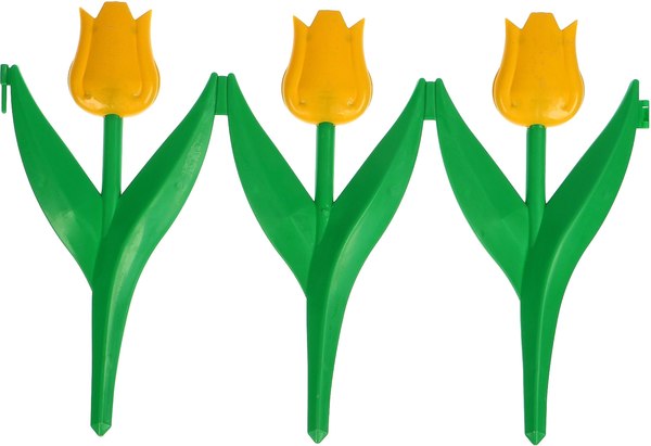 Изгородь декоративная Кострома Пластик Тюльпан 30x225см 5 секций - фото