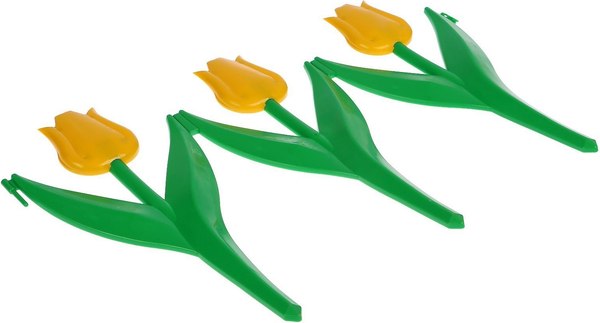 Изгородь декоративная Кострома Пластик Тюльпан 30x225см 5 секций