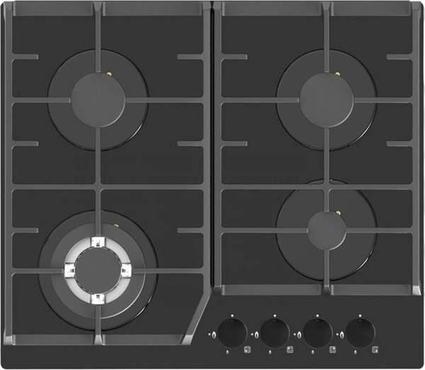 Газовая варочная панель ZORG HAG63 FDW BL - фото