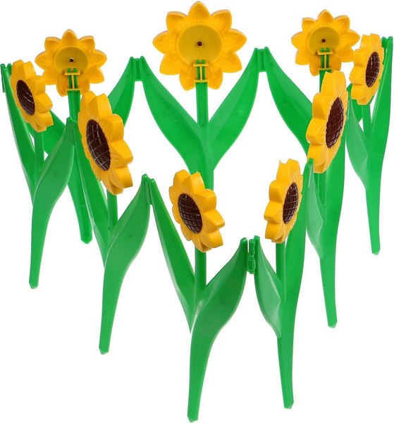 Изгородь декоративная Кострома Пластик Ромашка 32.5x225см 5 секций