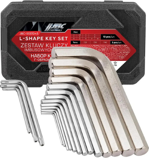 Набор ключей JBC 5137D+3