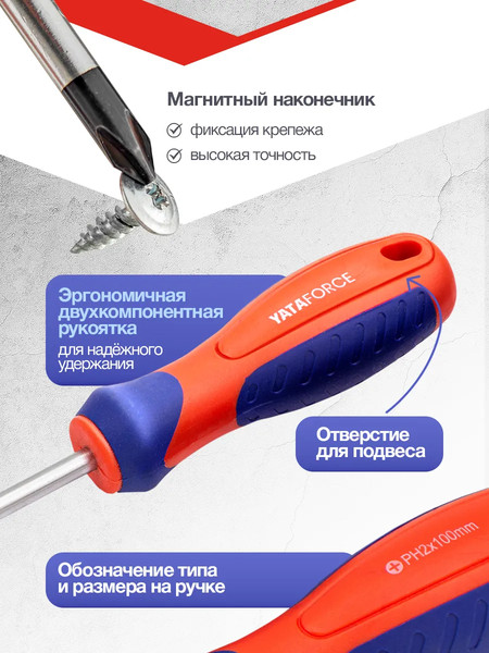 Набор отверток Yataforce YF-7008BP