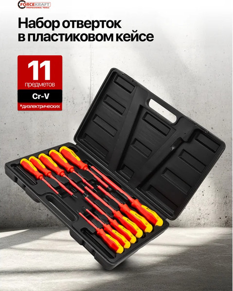 Набор отверток ForceKraft FK-20712