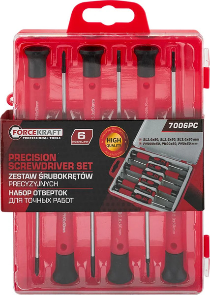 Набор отверток ForceKraft FK-7006PC